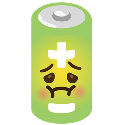 battery and nauseated face