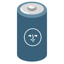 battery and new moon face