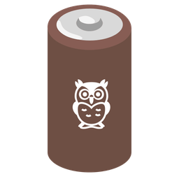 battery and owl