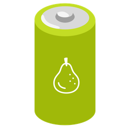 battery and pear