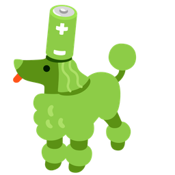 battery and poodle