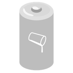 battery and pouring liquid