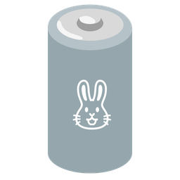 battery and rabbit face