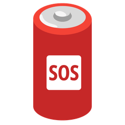 battery and SOS button