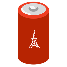 battery and Tokyo tower