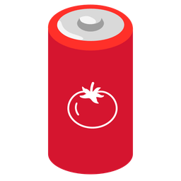 battery and tomato