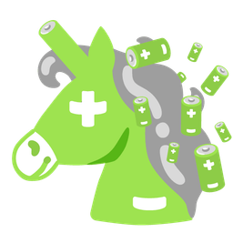 battery and unicorn