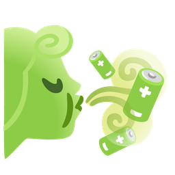 battery and wind face