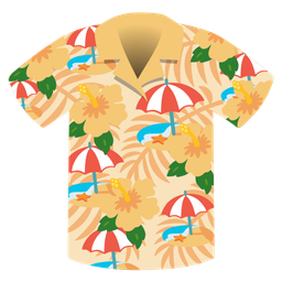 Beach with umbrella and Hibiscus