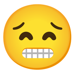 beaming face with smiling eyes and pensive face