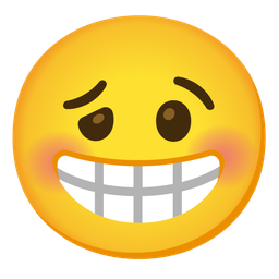 beaming face with smiling eyes and woozy face