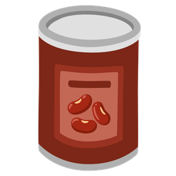 beans and canned food