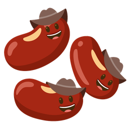 beans and cowboy hat face