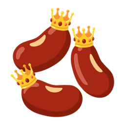 beans and crown