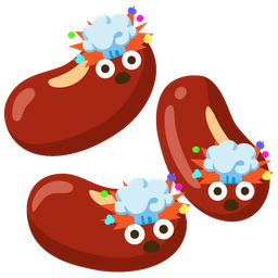 beans and exploding head