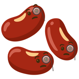 beans and face with monocle