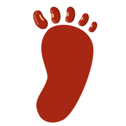 beans and footprints