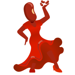 beans and high-heeled shoe