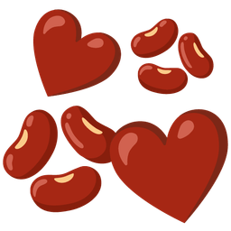 beans and revolving hearts