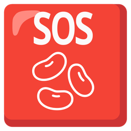 beans and SOS button