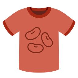 beans and t-shirt