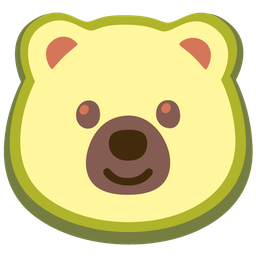 bear and avocado