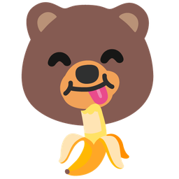 bear and banana