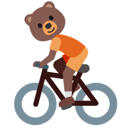 bear and bicycle