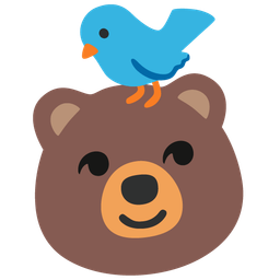 bear and bird