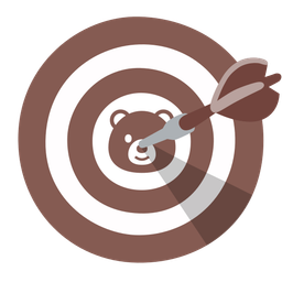 bear and bullseye