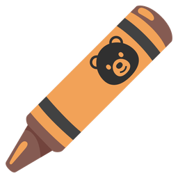 bear and crayon