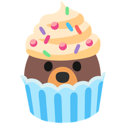 bear and cupcake