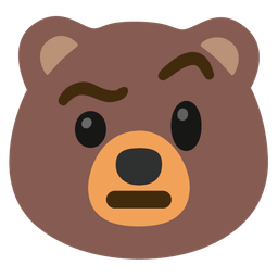 Bear and Face with raised eyebrow