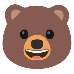 Bear and Grinning face