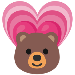 bear and growing heart