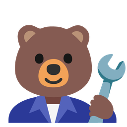 bear and hammer and wrench