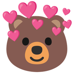 bear and heart with arrow