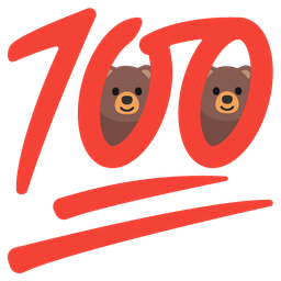 bear and hundred points