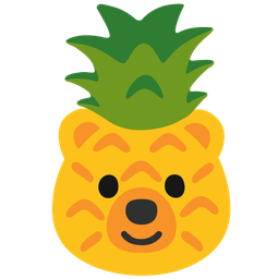 bear and pineapple