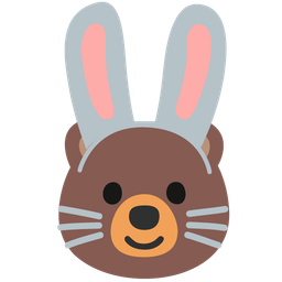 bear and rabbit face