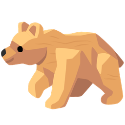 bear and wood