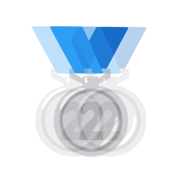 beating heart and 2nd place medal