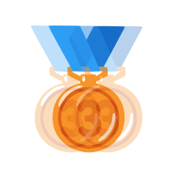 beating heart and 3rd place medal