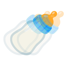 beating heart and baby bottle