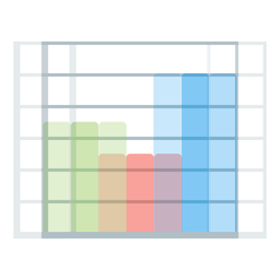 beating heart and bar chart