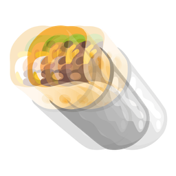 beating heart and burrito