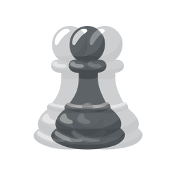 beating heart and chess pawn