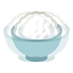 beating heart and cooked rice