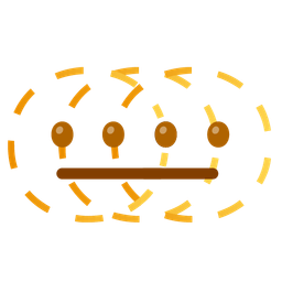 beating heart and dotted line face