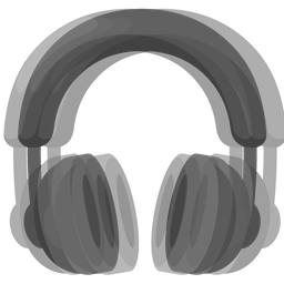 beating heart and headphone